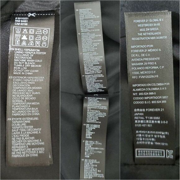 NWT Forever 21 Contemporary Womens Size XS Floral Embroidered Sheer Dress Shirt - Picture 10 of 12